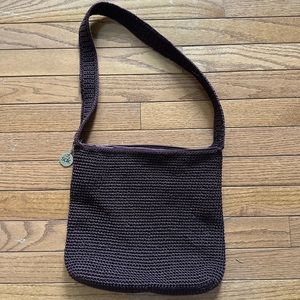 The Sak Dark burgundy shoulder bag
